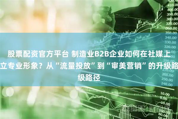 股票配资官方平台 制造业B2B企业如何在社媒上建立专业形象？从“流量投放”到“审美营销”的升级路径